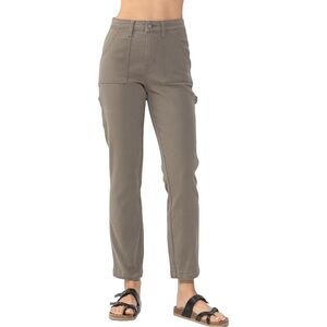 Judy Blue Women's High Waist Olive Utility Pants Size 13/31